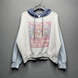 Zodiac Animal Cropped Hoodie Anime Spirit Pastel Graphic MV Sport XL